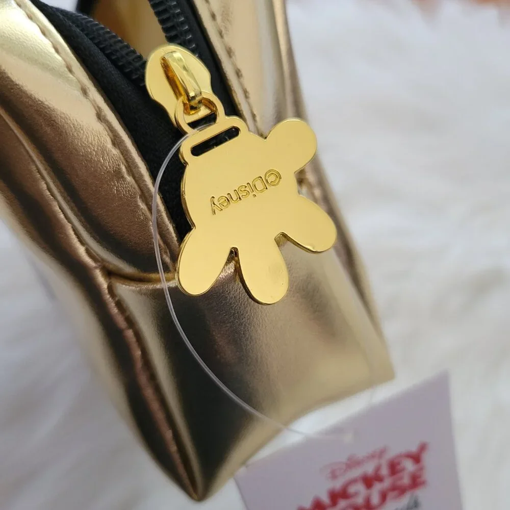 Disney Mickey & Minnie Mouse Metallic Cosmetic Bag